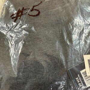 #5 Charcoal Gray Henley